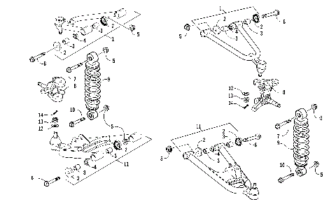 FRONT SUSPENSION ASSEMBLY [301386]