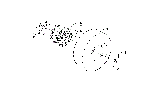 REAR WHEEL ASSEMBLY [96102]