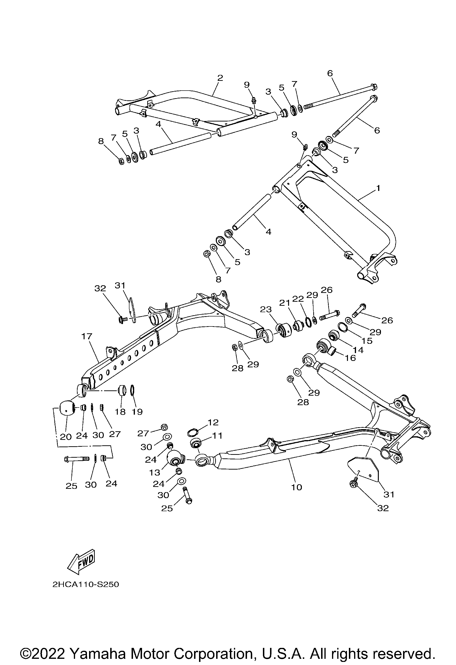 Задний рычаг подвески