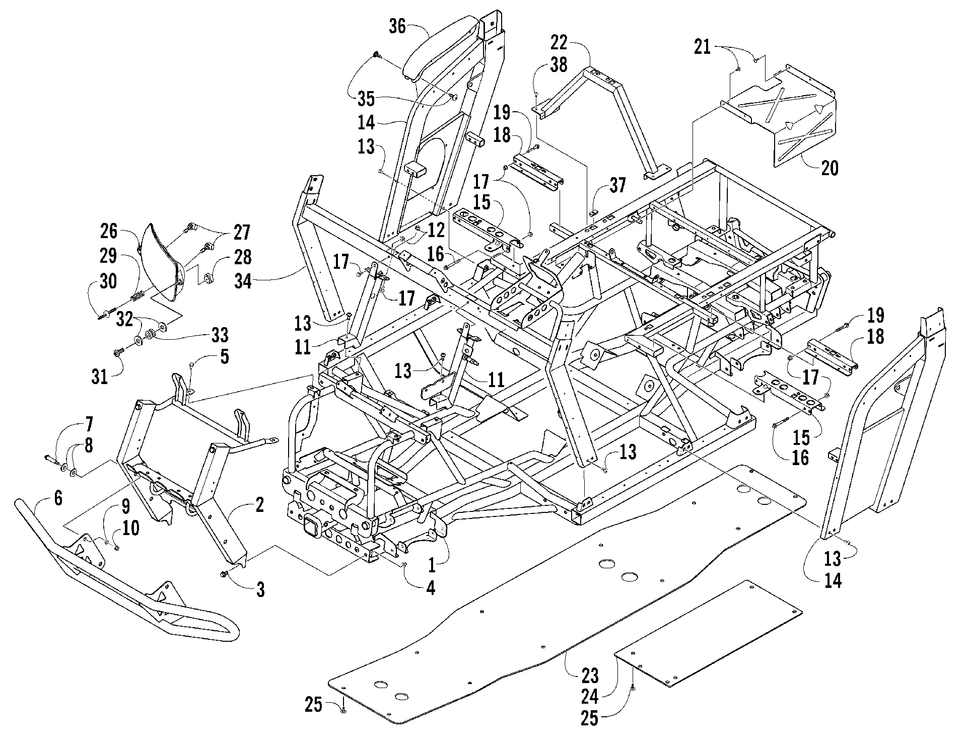 Рама AND RELATED PARTS [84525]