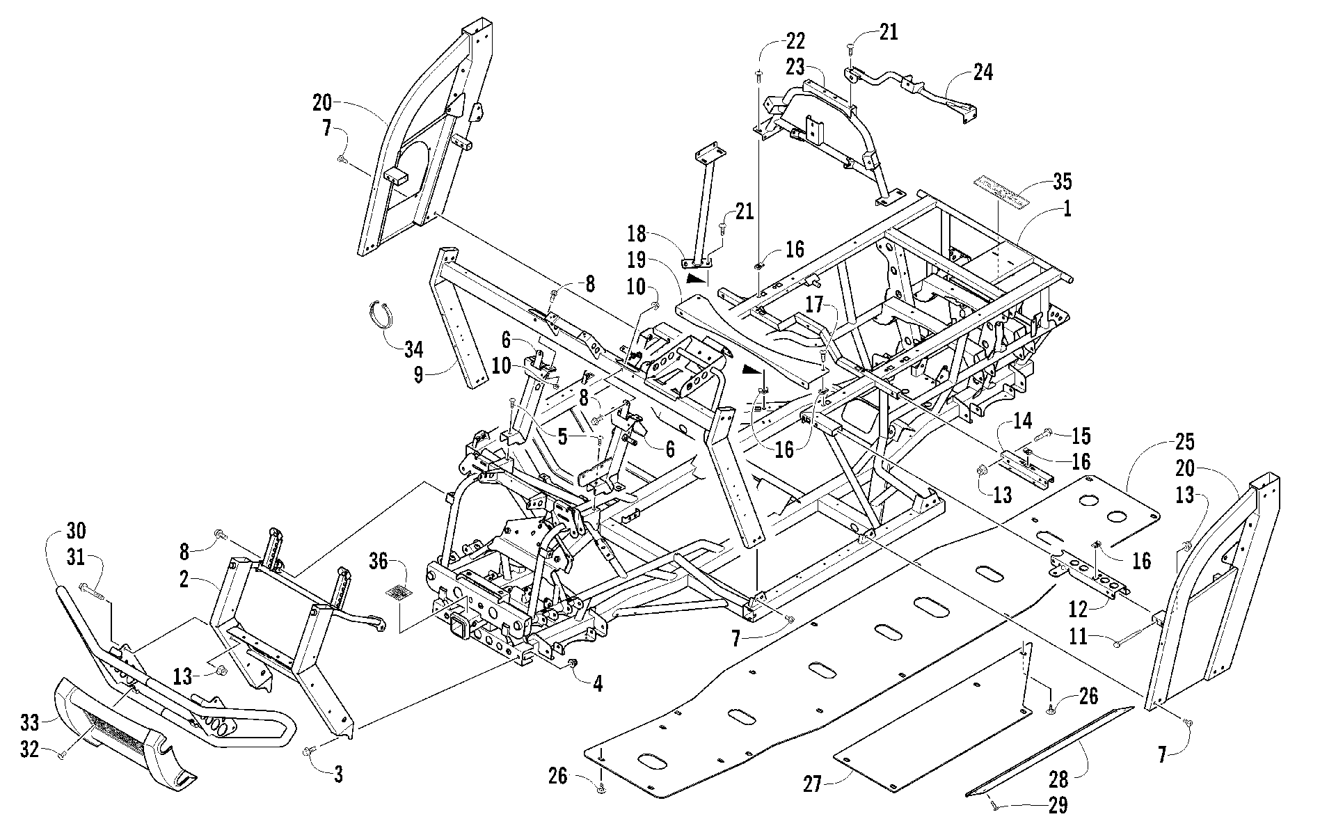 Рама AND RELATED PARTS [94113]