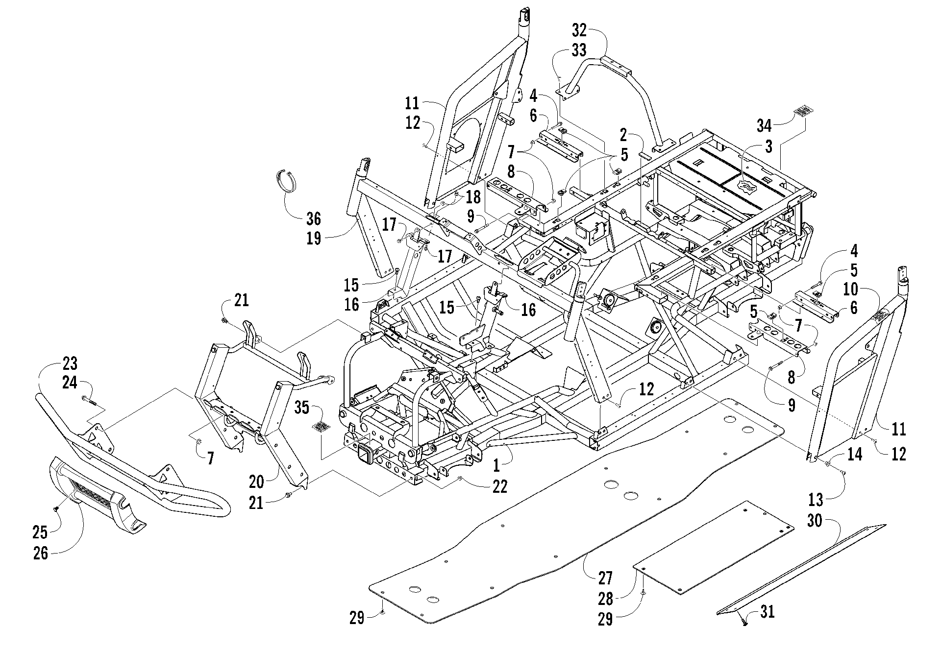 Рама AND RELATED PARTS [93960]