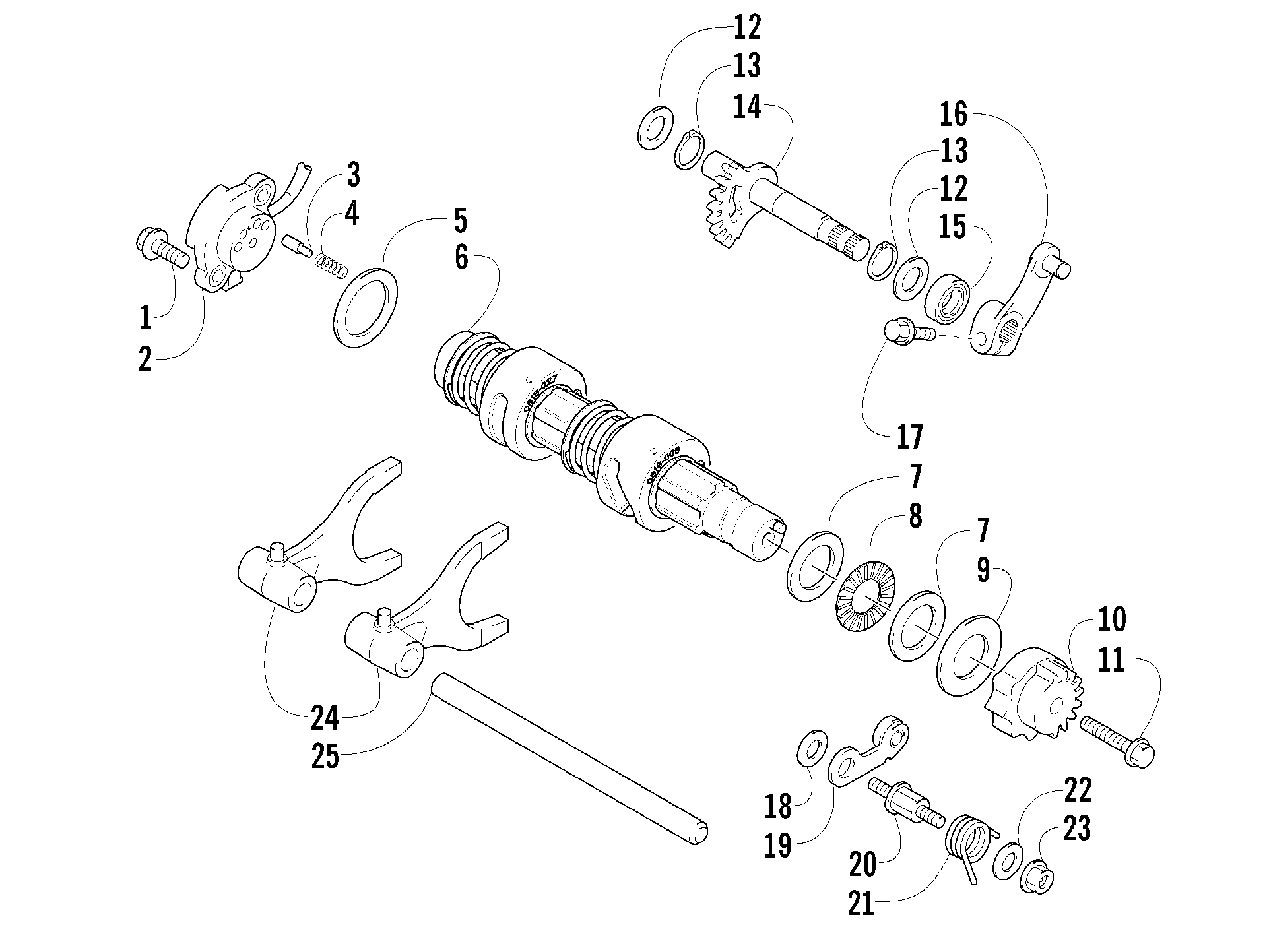 передача Shifting ASSEMBLY [89087]