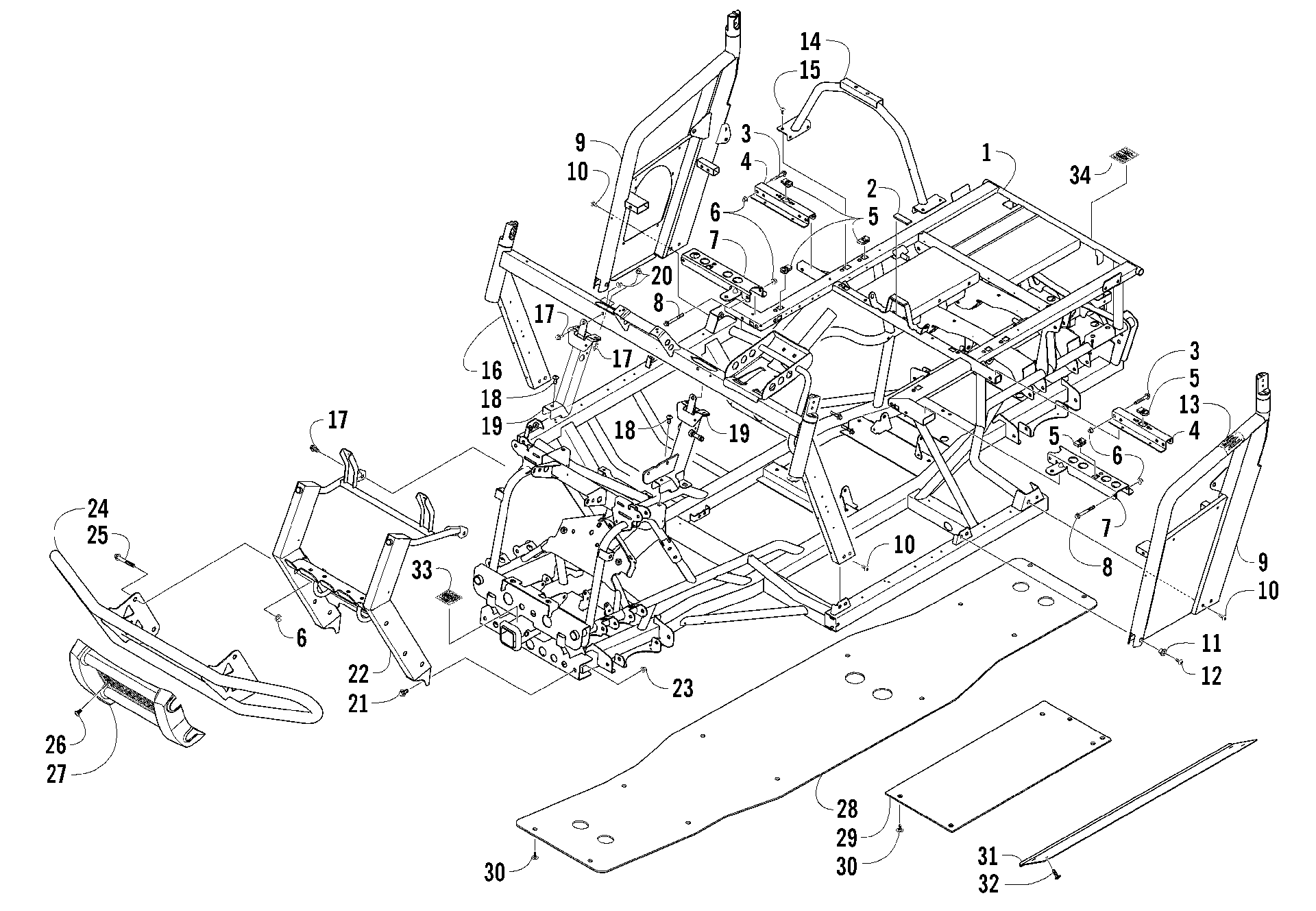 Рама AND RELATED PARTS [97416]