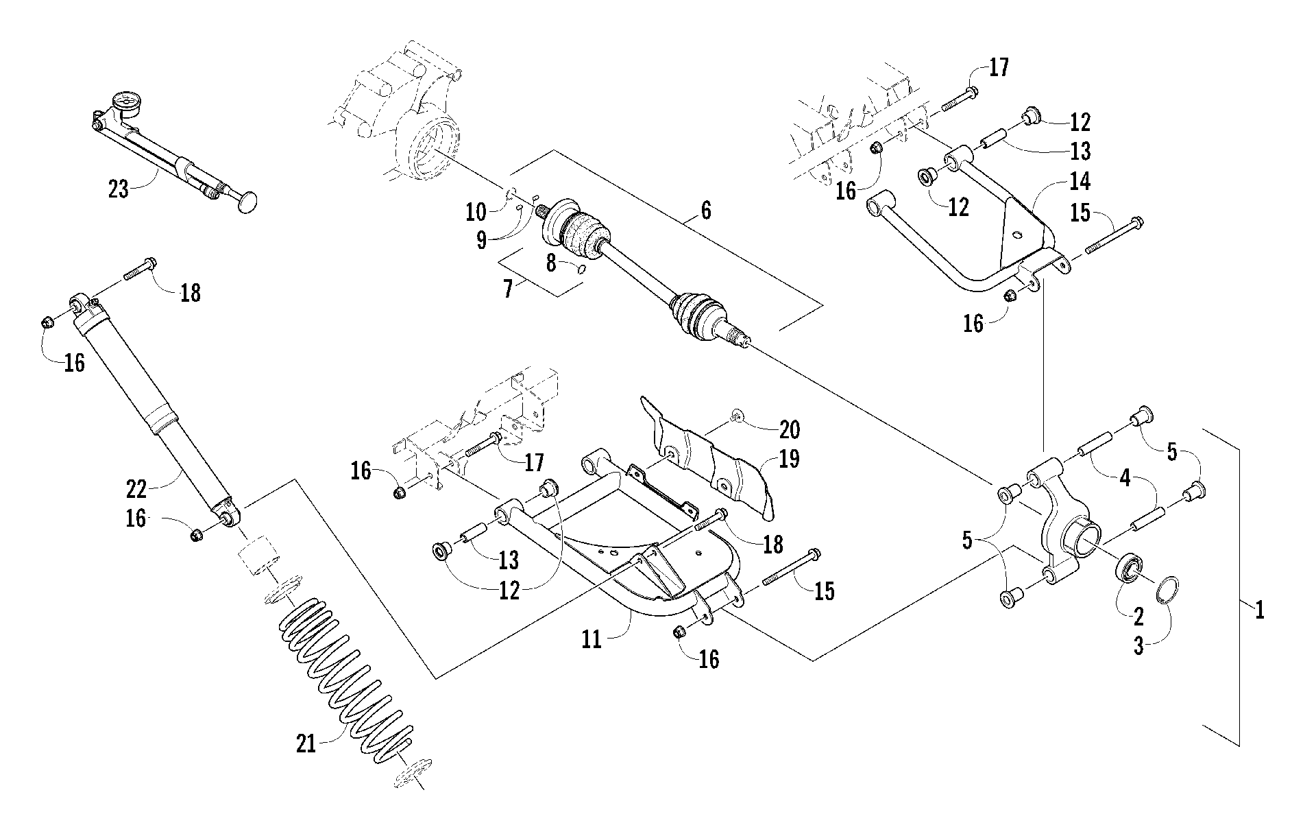 Задняя подвеска ASSEMBLY [94145]