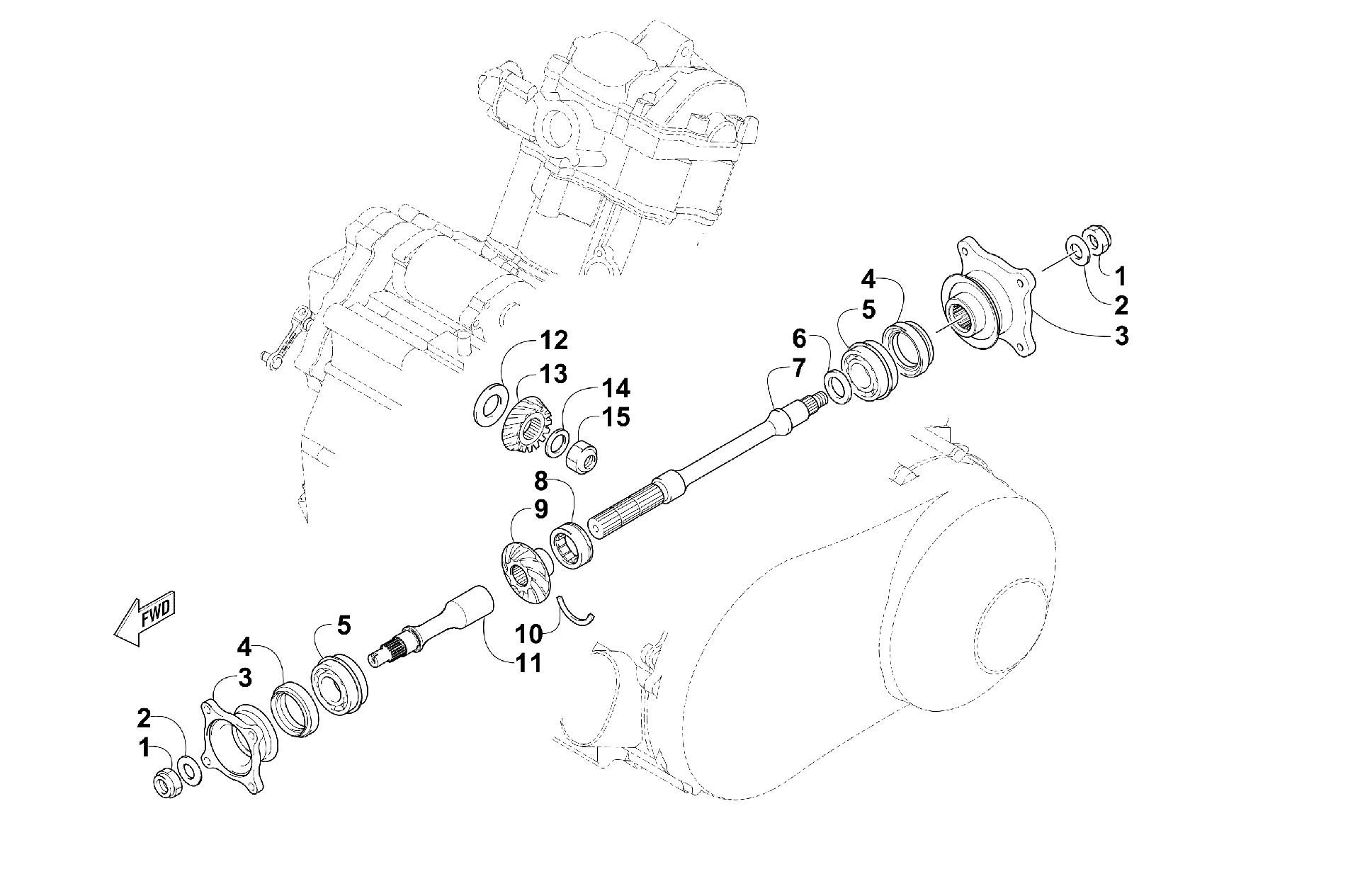 Secondary привод ASSEMBLY [300861]