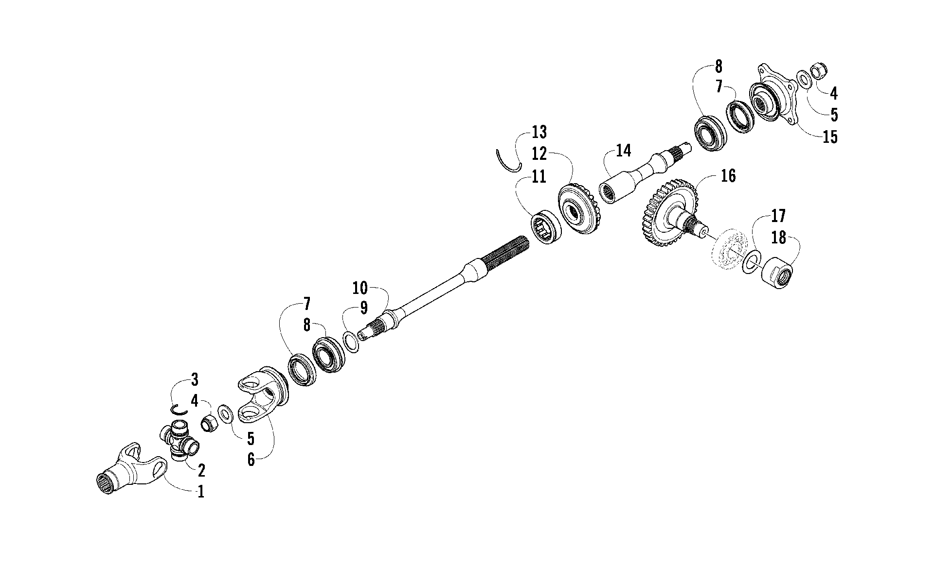 Secondary привод ASSEMBLY [90839]