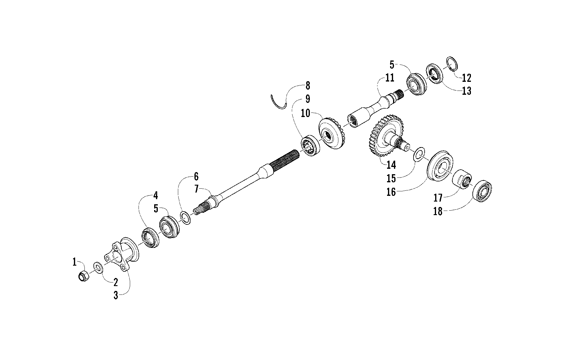 Secondary привод ASSEMBLY [96546]