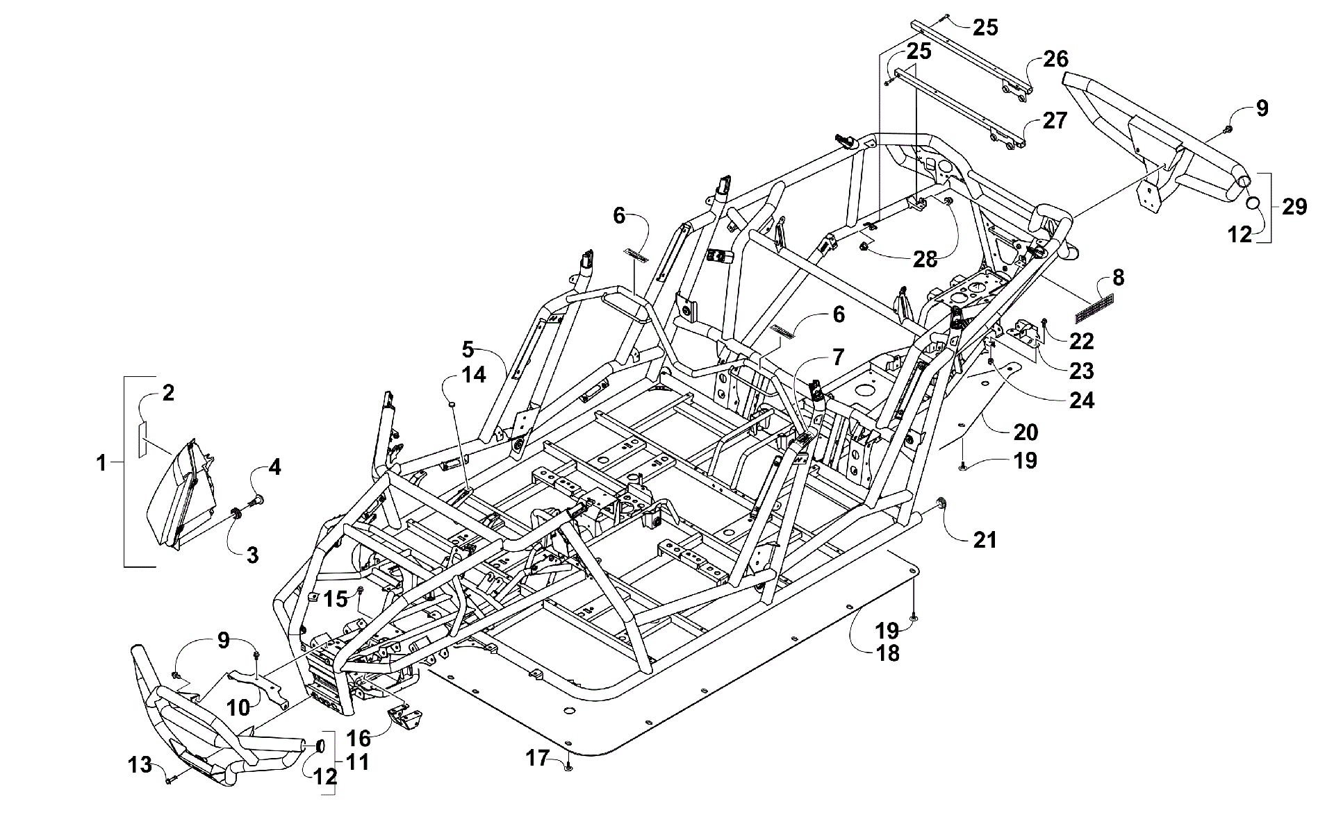 FRAME, HEADLIGHTS, и RELATED PARTS [300461]