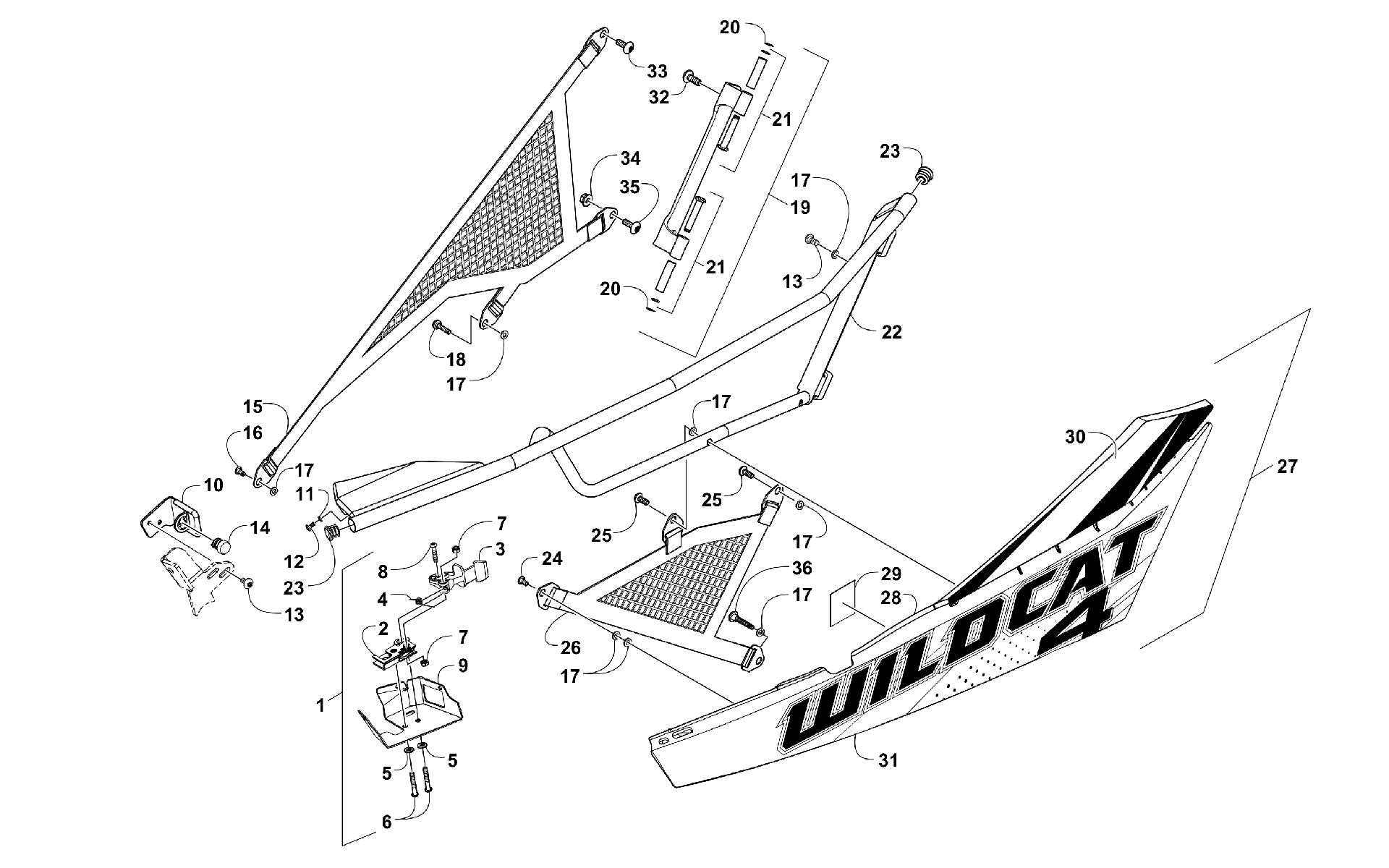 Передняя часть DOOR ASSEMBLY [300794]