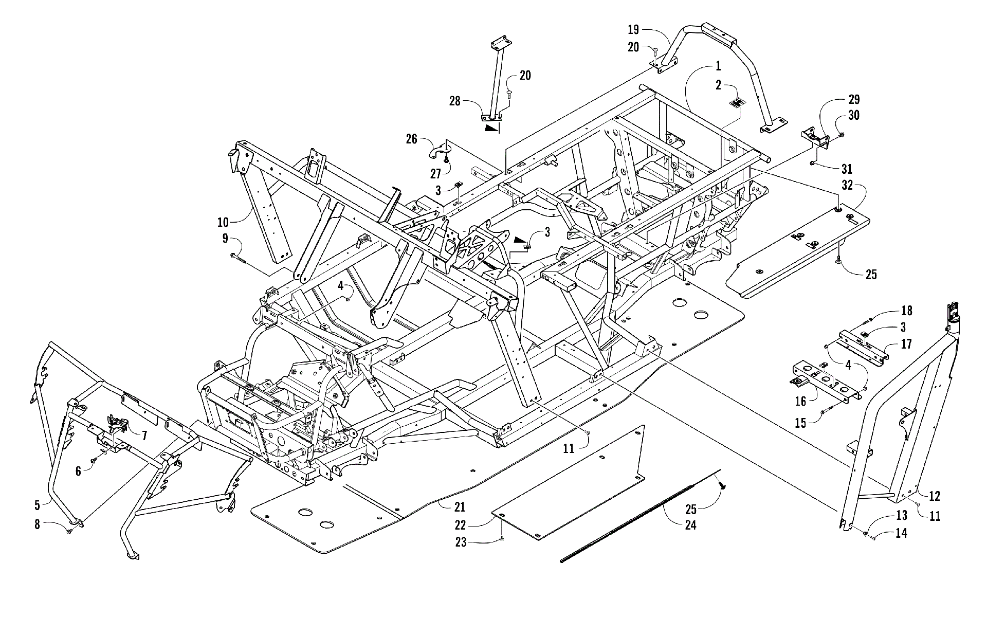 Рама AND RELATED PARTS  [301693]