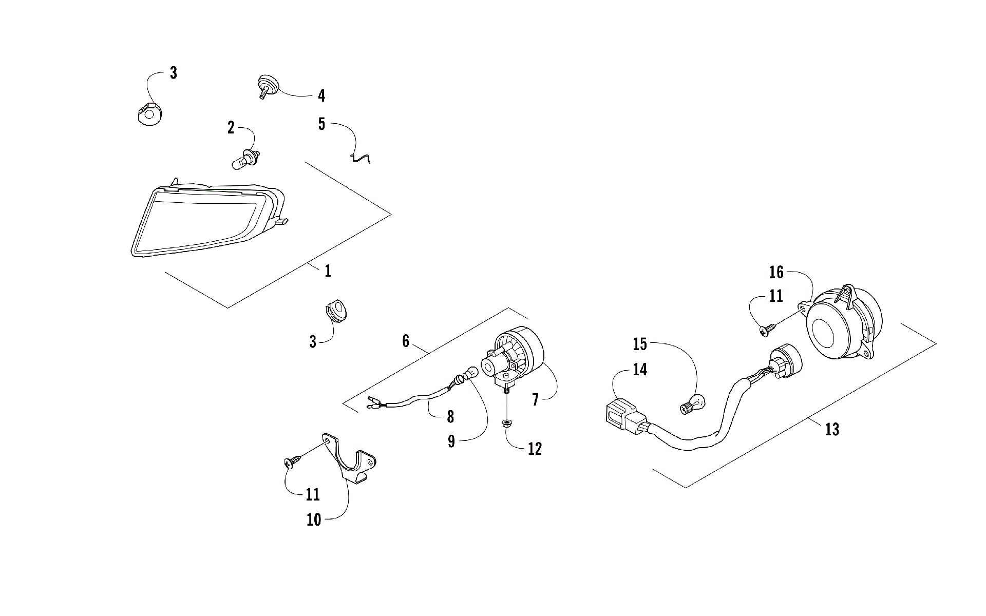 Фара AND TAILLIGHT ASSEMBLY [104195]
