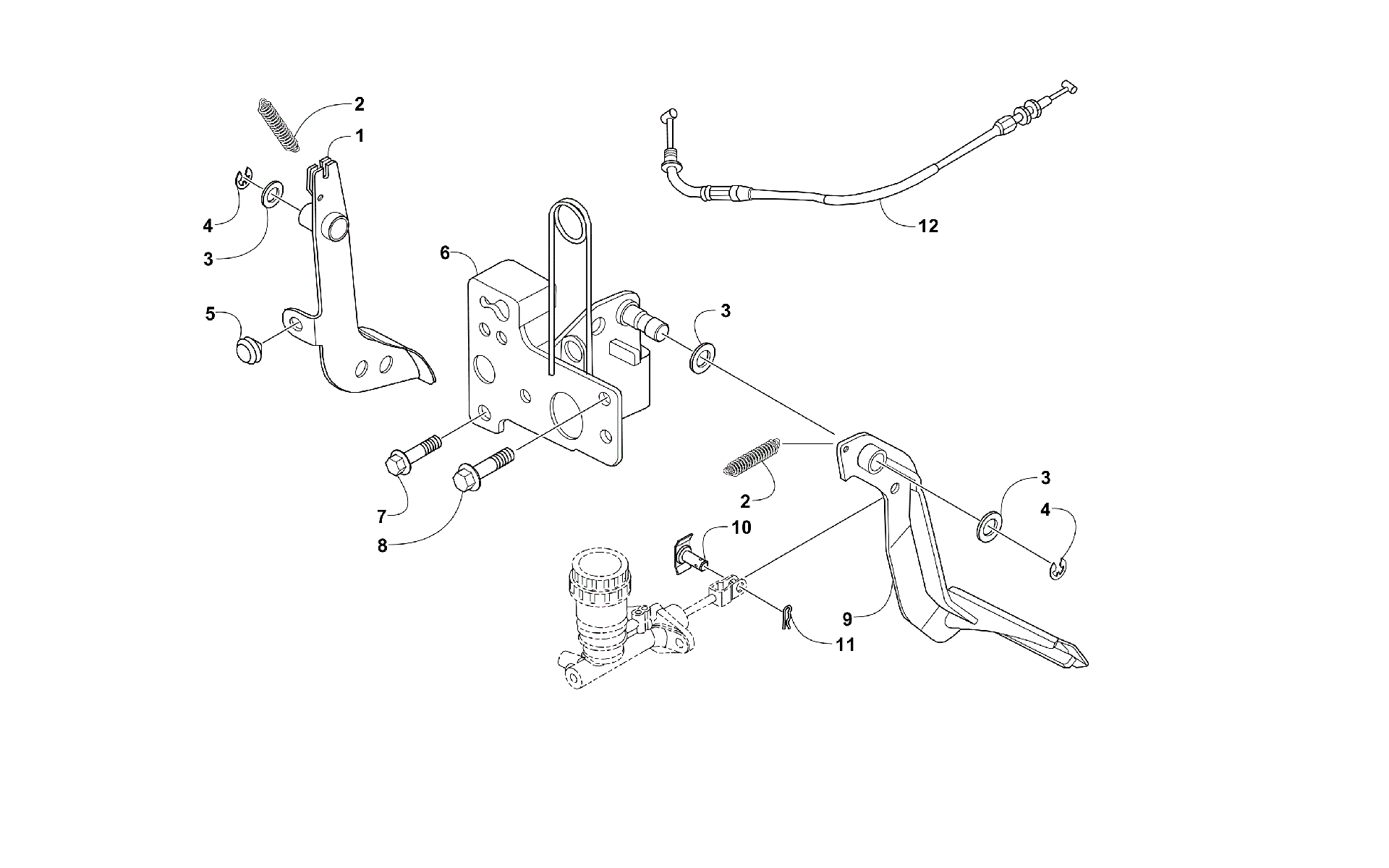 Тормоз AND ACCELERATOR PEDAL ASSEMBLY [104259]
