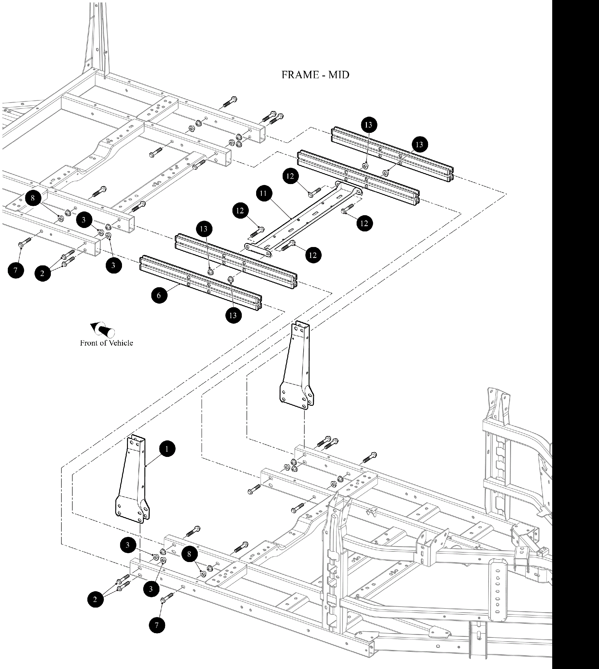 Рама - SEAT UPRIGHT [302469]