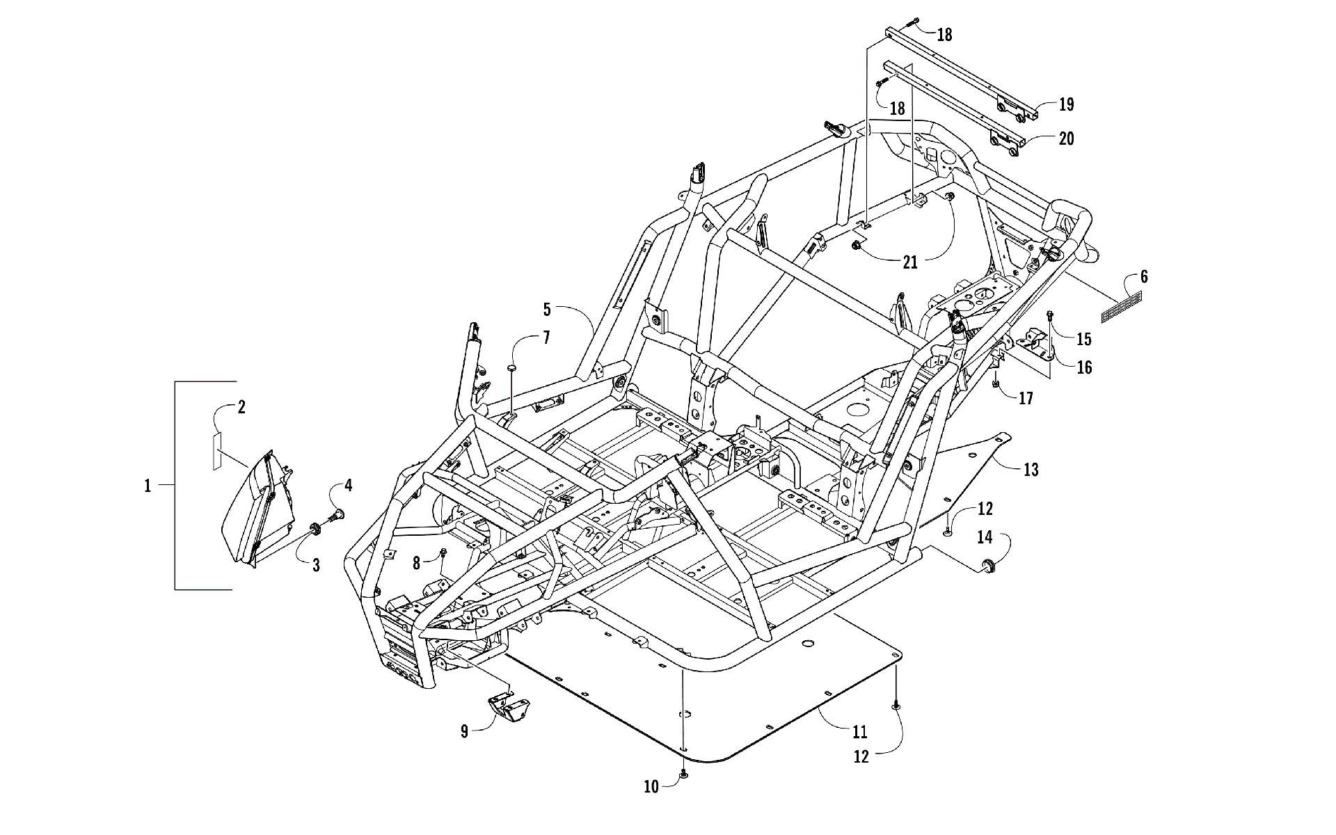 FRAME, HEADLIGHTS, и RELATED PARTS [302653]