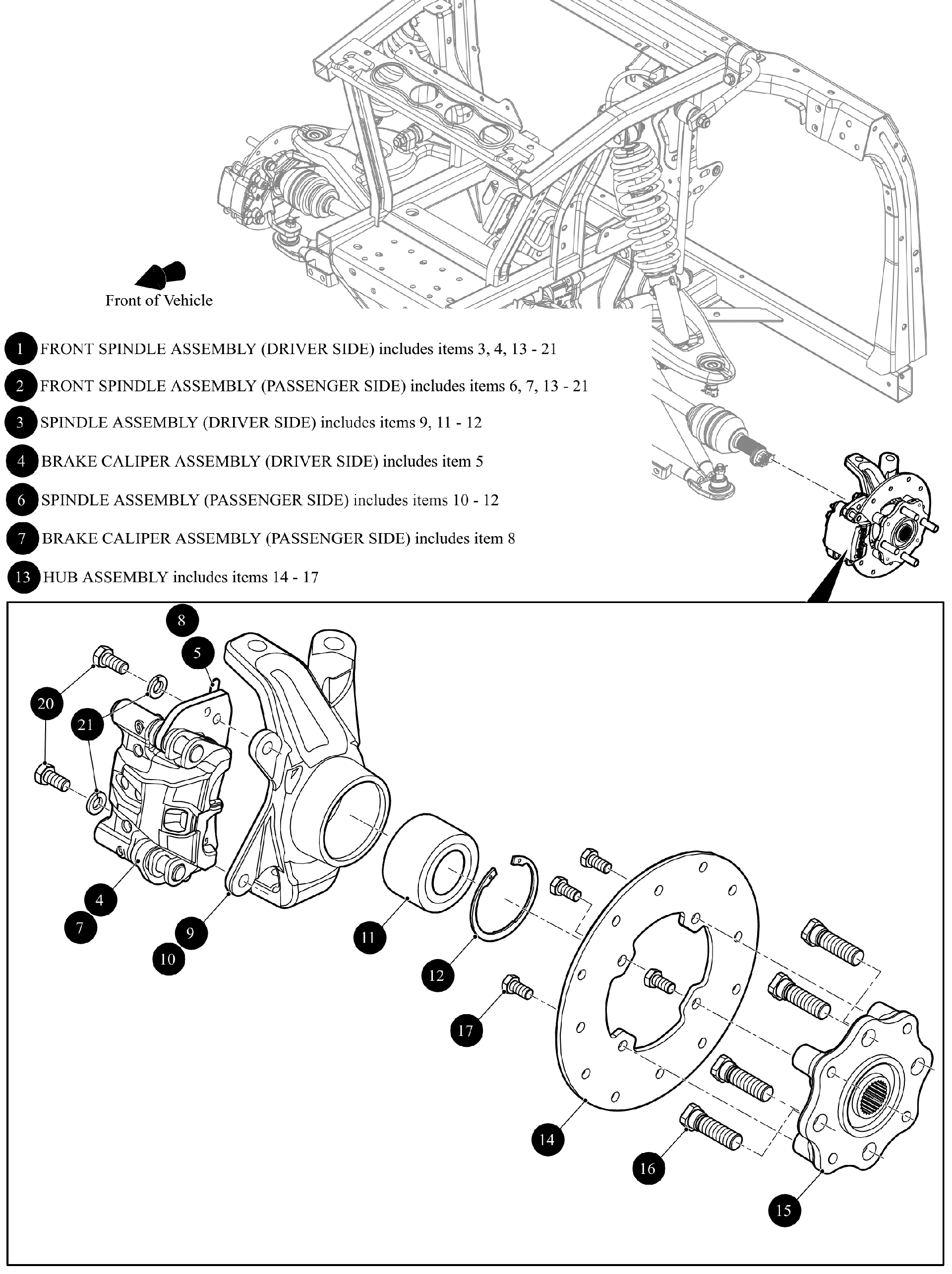 Передняя часть SPINDLE ASSEMBLY [302424]