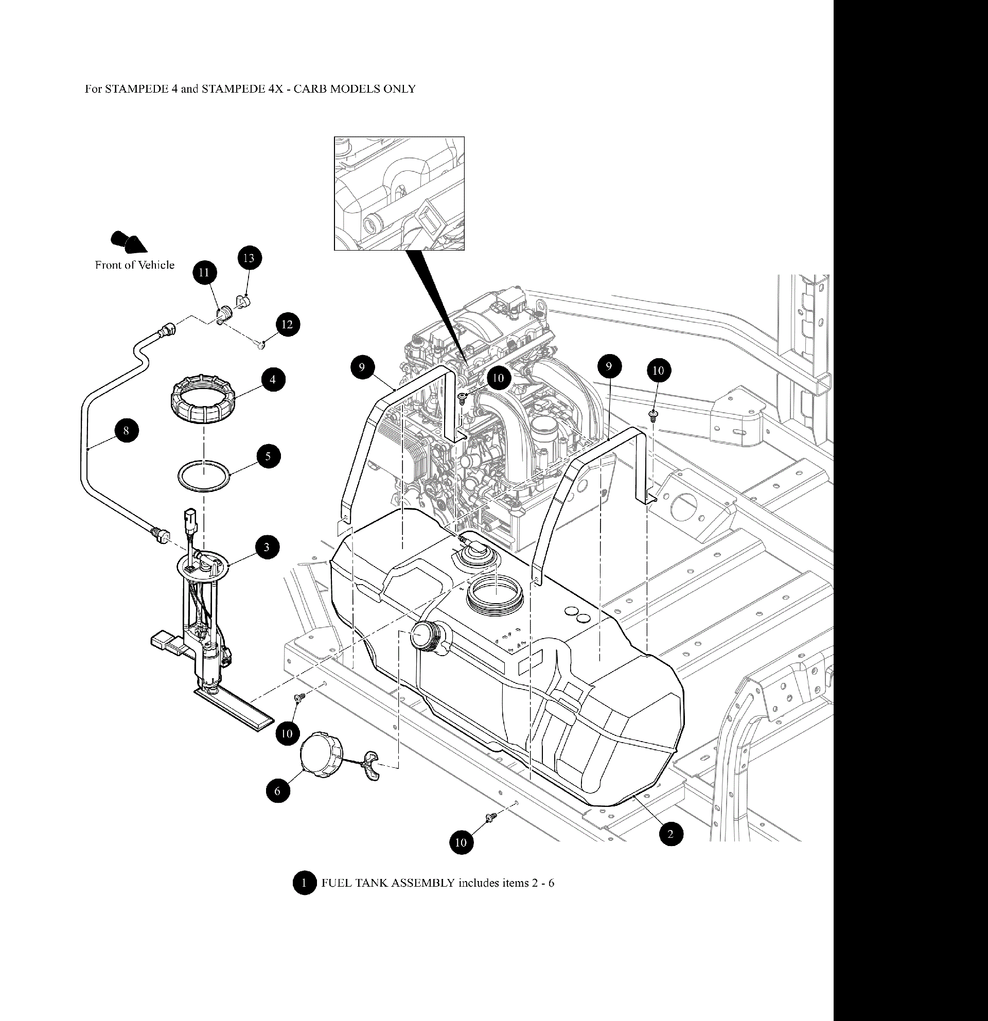 Топливный бак ASSEMBLY [302419]