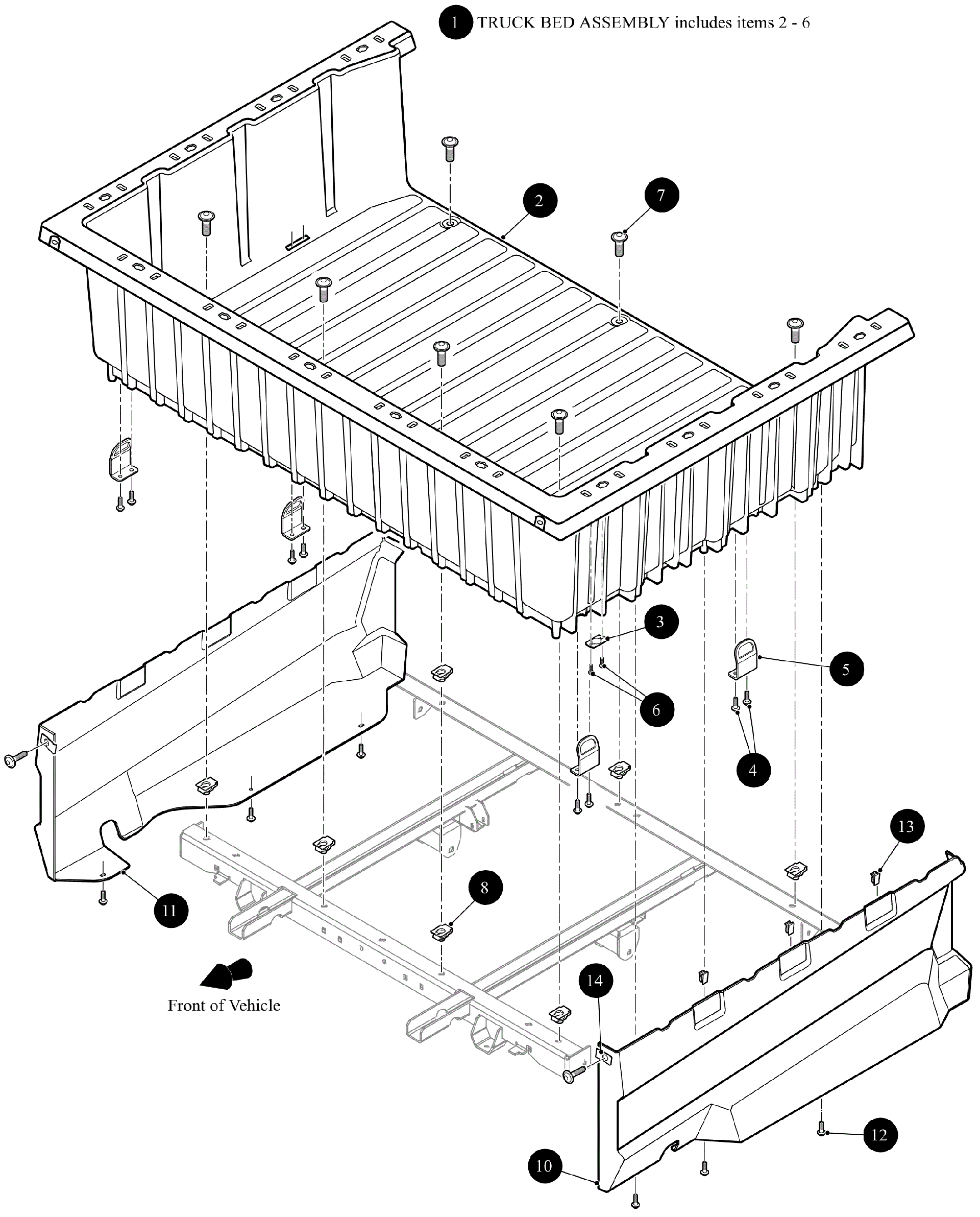 TRUCK BED узел [302478]