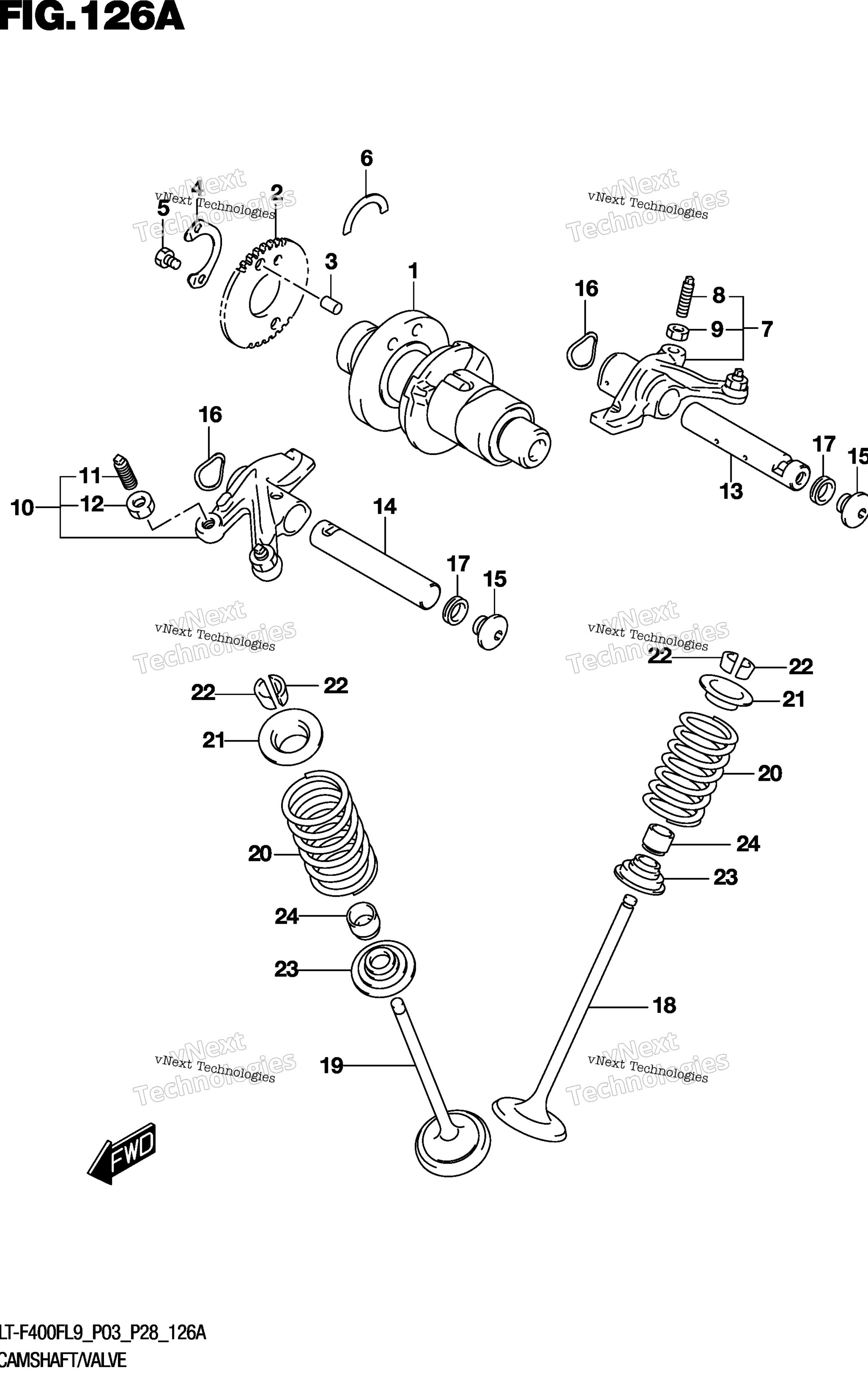Camshaft / клапан