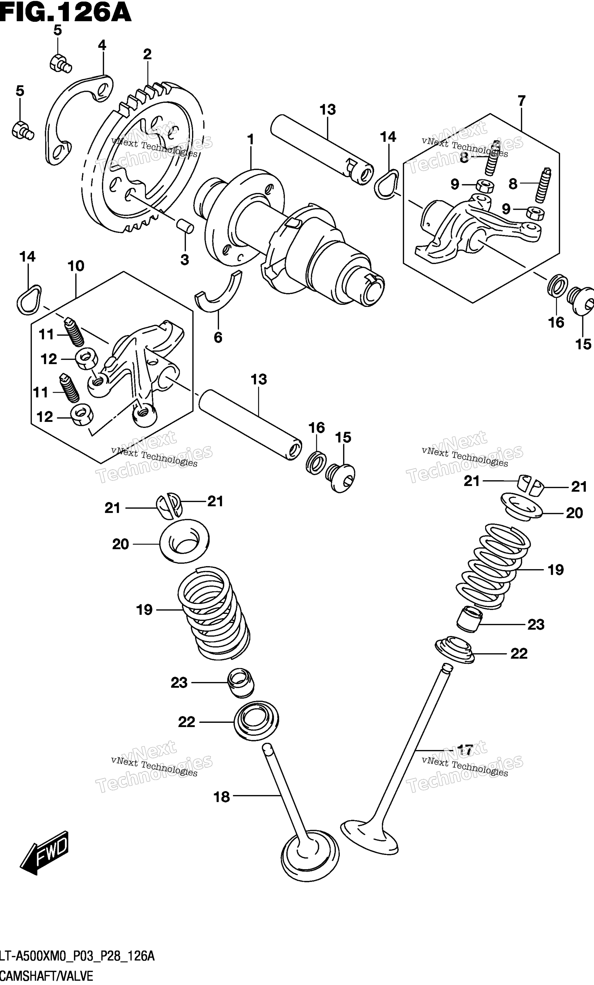 Camshaft / клапан