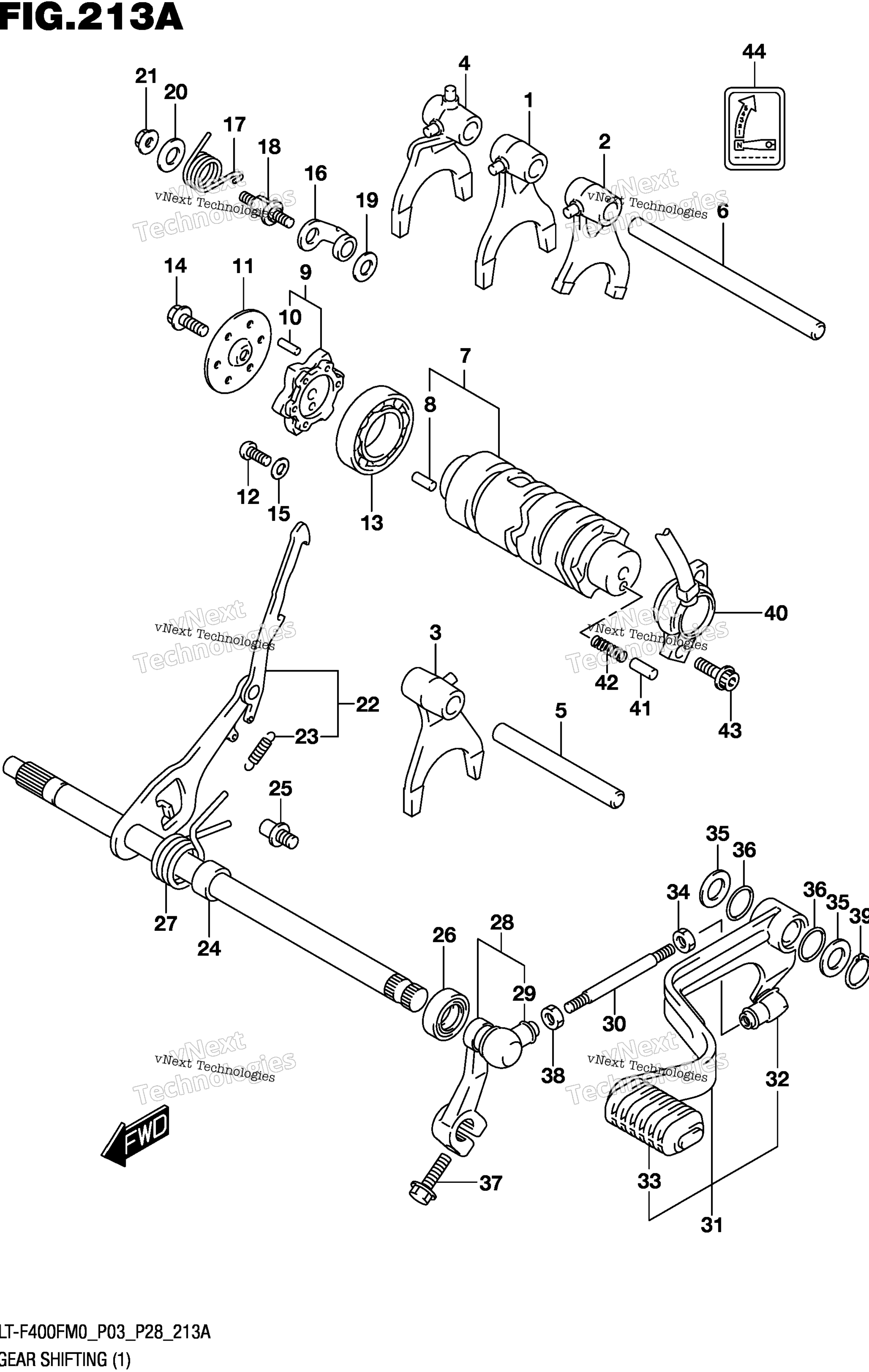 передача Shifting (1) (Lt F400fm0 P03)