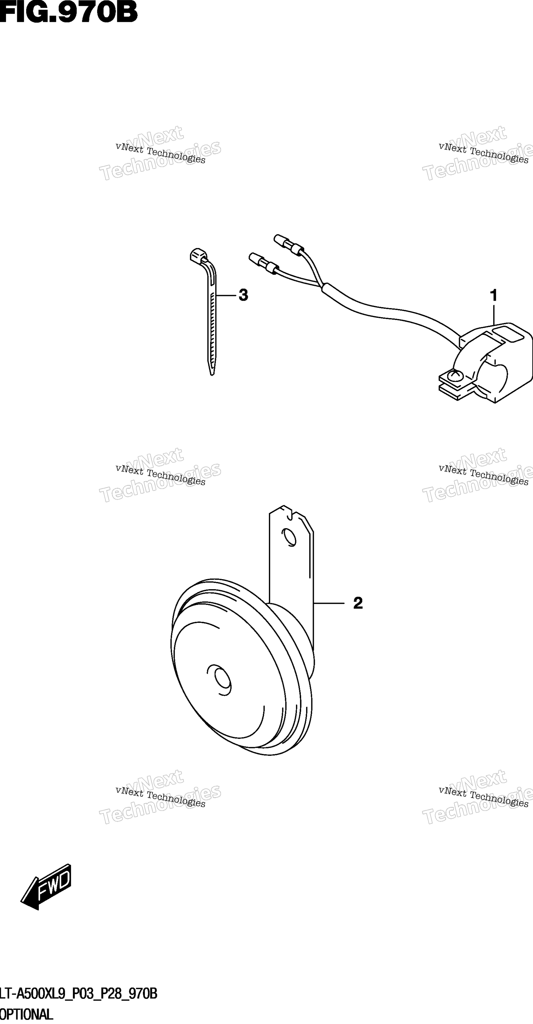 Опциональное оборудование (Horn Assy)