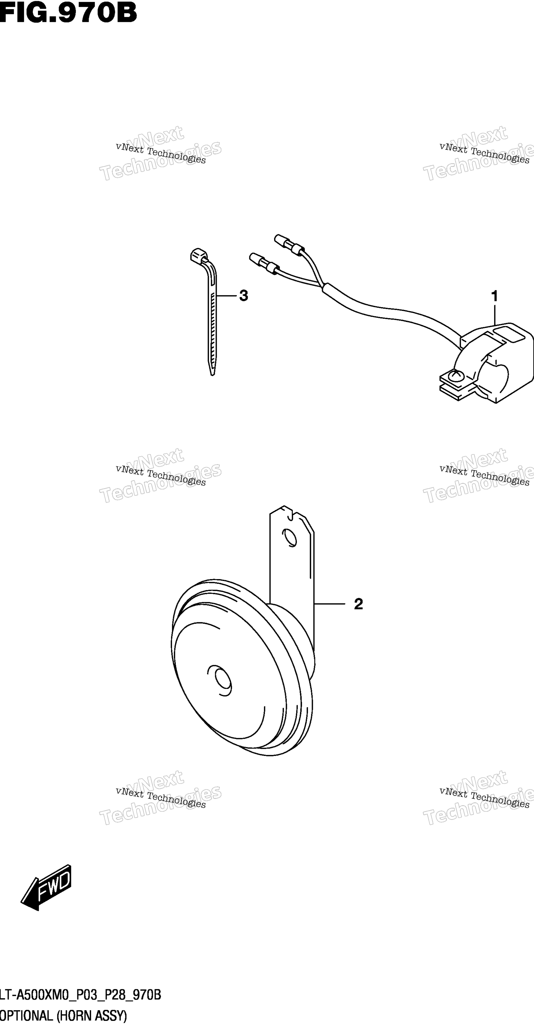 Опциональное оборудование (Horn Assy)