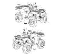 2001 SPORTSMAN 500 DUSE (A01CH50AD)