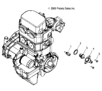 2006 SPORTSMAN 800 EFI (A06MH76AL)