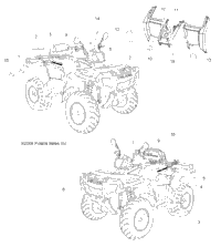 2009 SPORTSMAN 500 EFI TRACTOR (A09MN50ET)
