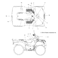 2015 SPORTSMAN 570 SP EPS, QUAD (A15SHC57CS)