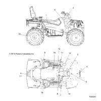 2016 SPORTSMAN TOURING TRACTOR 570 EFI EPS (A16SDS57C2)