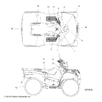 2019 SPORTSMAN 570 EPS EUN (A19SEA57R1/SEE57R1/7)