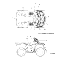 2019 SPORTSMAN TOURING 570 EPS EU (A19SDE57F1/SDA57F1)
