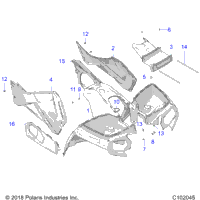 2019 SPORTSMAN TOURING 570 EPS EU (A19SDE57F1/SDA57F1)