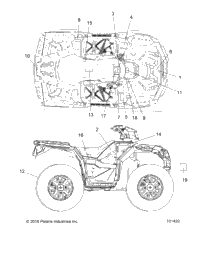 2019 SPORTSMAN 1000 XP TRACTOR (A19SXS95CC/CR)