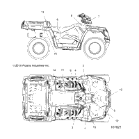 2019 SPORTSMAN 570 X2 EPS EUN (A19SWE57R1)