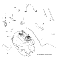 2020 SPORTSMAN 450 HO (A20SEA50A1/A5/CA1/CA5)