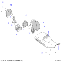 2019 SPORTSMAN TOURING 570 EPS EU (A19SDE57F1/SDA57F1)
