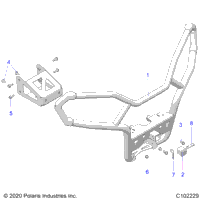 2022 SPORTSMAN 450 HO UTILITY (A22SEG50A1/A5)
