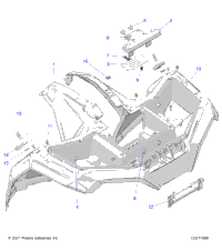 2022 SPORTSMAN 570 EPS EU 3PC (A22SEE57K2/KK)