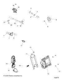 2021 SPORTSMAN 570 TOURING EPS TRACTOR (A21SDS57C4)
