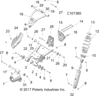 2018 570 SPORTSMAN 6X6 TRACTOR (A18S6S57C1/CL)