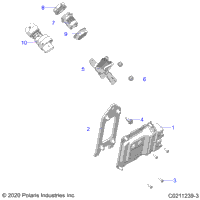 2021 SPORTSMAN 450 HO (A21SEA50A1/A5/CA1/CA5)