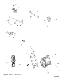 2021 SPORTSMAN 570 TOURING EPS EU 3PC (A21SDE57K4)