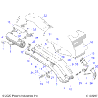 2021 SPORTSMAN 570 EPS EU/ZUG TRACTOR (A21SEE57F1/F57C1/F1/S57C1/C2/C5/C9/CK/F1/F2/FK)