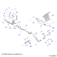 2022 SPORTSMAN 570 6X6 (A22S6E57A1)