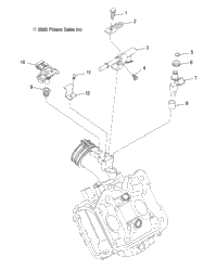 2007 RANGER 500 EFI 4X4 (R07RH50AF/AR/AT)