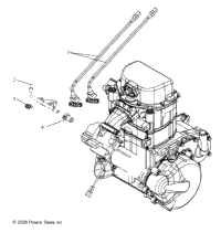 2009 RZR "S" 800 EFI INTL (R09VH76FX)