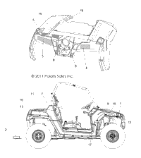 2013 RZR S 800 EFI (R13VE76AD/AI/AW/7EAS/EAT)